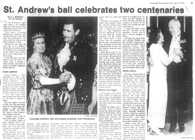 Centennial Celebrations